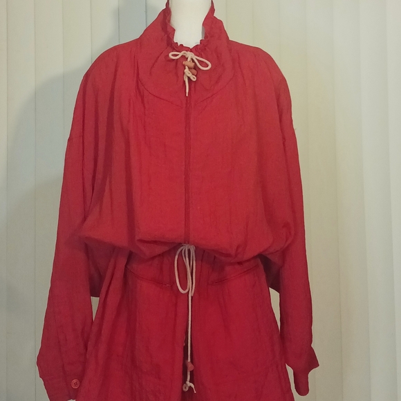 Red Women's Jacket - Picture 2 of 9
